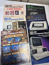 1984 Lot Of 6 Radio Shack TRS-80 Microcomputer News Magazines picture
