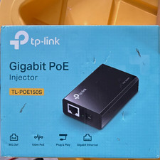TP-LINK TL-POE150S Gigabit 802.3af PoE Injector, 2x RJ-45 Plug & Play picture