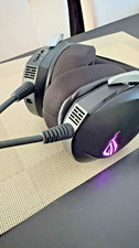 ASUS ROG Theta 7.1 USB-C Gaming Headset Aura RGB Tested Works No Mic picture