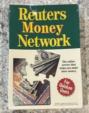 Reuters Money Network Software Application For Quicken Users New & Sealed picture