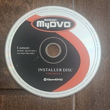 Vintage Sonic MyDVD Installer Disc Version 4.5 (PC, 2003) *DISC ONLY* picture