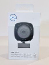 Dell WB3023 2K QHD HDR Autofocus USB Webcam New Sealed 1440p Black, New Sealed picture