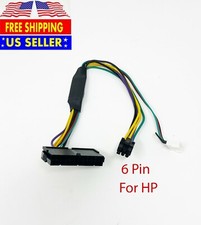 24 to 6 Pin Power Supply Adapter Cable for HP Elite 8100 8200 8300 & Z220 Z240 picture