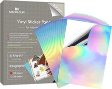Holds Ink Well- Tear Resistant -for Inkjet Printer 20 SHEETS, Dries Quickly picture