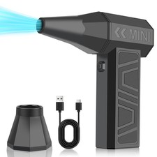 LEEPEE X3 Cordless Air Duster 130,000RPM High-Speed Mini Blower, 4-Gear Adjustab picture