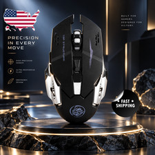 Wired Gaming Mouse, Wireless Bluetooth Charging For Laptops picture
