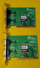 LOT OF 2: SIIG, INC. v6.0 P091-01G6X JJ-P02D11-S6 CyberPro Cards picture