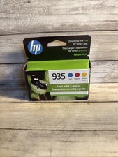 New Genuine HP 935 Cyan Magenta Yellow Ink Cartridges N9H65FN Exp Mar 2026 picture