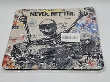 Never Better Funny Square Mouse Pad Comfortable Non-Slip for Laptop Gaming picture
