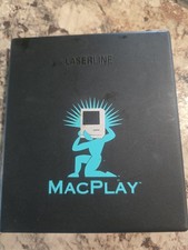 RARE MacPlay LaserLine MVP 6 CDS Software Games Utility Black Box Vintage Apple picture