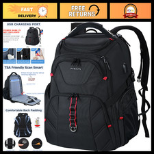 17.3'' Travel Laptop Backpack, Water-Resistant, Multi-Compartment, Durable Desig picture
