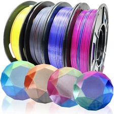 Reprapper 4X 250g Color Pack, Triple Color Filament Coextrusion PLA Filament ... picture