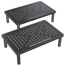 2 Pack Adjustable Monitor Stand Riser - 3 Height Options for Ergonomic Desk Setu picture