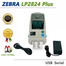 Zebra LP2824 Plus Compact Thermal Barcode Label Printer USB Serial picture