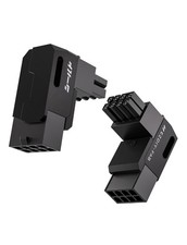 Shield Series 8-Pin PCIe GPU Power Adapter,90-Degree Angled Connector, Alumin... picture