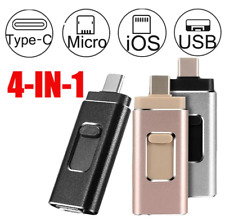 4 in 1 OTG USB Flash Drive Memory Stick for iPhone Android iPad Type C Pen Drive picture