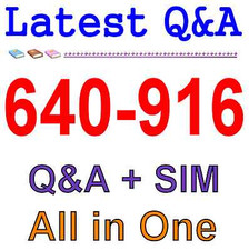 Cisco Best Practice Material For 640-916 Exam Q&A+SIM picture