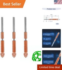 0.4mm 3D Printer Nozzle Set - Durable Hardened Steel for High-Speed Printing picture