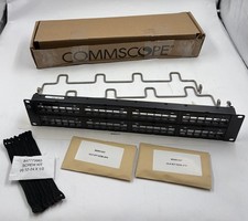 COMMSCOPE CPP-SDDM-SL-2U-48 CAT6/ 6A RJ45 48-PORT EMPTY PANEL 760237047 picture
