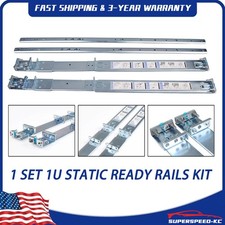 053D7M 1U Static Ready Rail Kit For Dell PowerEdge R420 R620 R630 R440 R640 picture