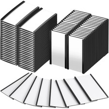 Gueevin 200 Pcs Magnetic Label Holders Bulk 4