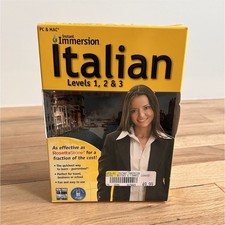 Instant Immersion Italian Levels 1-3 CD-ROM Language Course for PC & Mac picture