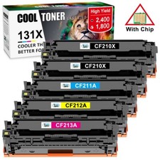 5x CF210A 131A Toner For HP LaserJet Pro 200 Color M251 M251nw MFP M276nw picture