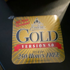 America Online AOL Gold Version 5.0 Web Server Software CD 250 Hours Free picture