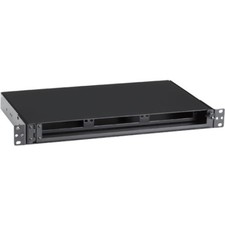 Black Box - JPM407A-R5 - Black Box Rackmount Fiber Shelf, 1U, 3-Adapter Panel - picture