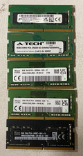 LOT OF 5 PC4-2400T/3200AA Laptop Memory Mixed Brands & Speeds picture