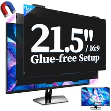 2 Pack 21.5 Inch Magnetic Privacy Screen for Computer Monitor 16:9, Anti Blue... picture