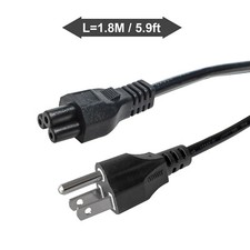Lot of 20 PC 3 Prong Mickey Mouse AC Power Cord Cable Charge Adapter PC Laptop picture