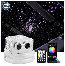 Fiber Optic Starlight Headliner Kit 16W 900 Strands 13.1ft Twinkle Music Sync picture