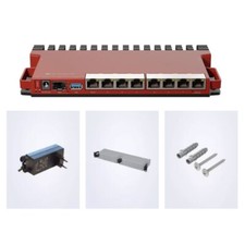 L009UiGS-RM 2.5G Router 512MB+128MB 2-Core Wired Router w/ 8pcs 1Gbps Ethernet picture