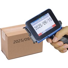 12.7mm Mini Handheld Inkjet Printer Multi Line Date Barcode QR ( picture