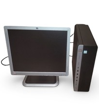HP EliteDesk 800 G3 SFF Desktop with HP L1710 Monitor Windows 10 Home picture