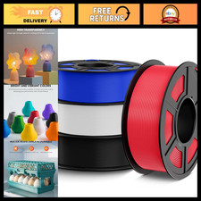 1.75mm PETG Filament 4kg Bundle - High-Quality 3D Printing Material, Multi Color picture
