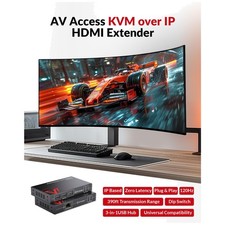 HDMI USB KVM Extender 120M 1080P@120Hz Plug & Play picture