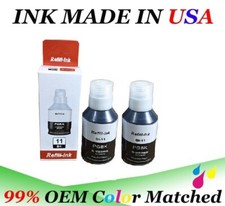 2 Packs set of GI-11 GI 11 Black Ink Bottle for Canon PIXMA Megatank G2160 G3160 picture