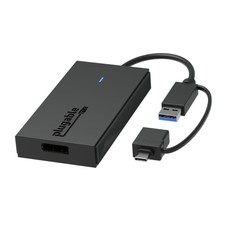 Plugable USB to DisplayPort Adapter - Connect via USB-C or 3.0 black picture