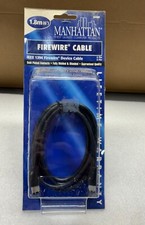 MANHATTAN Firewire Cable IEEE 1394 6' (1.8m) 6 Pin - 6 Pin NEW picture
