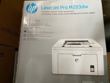New HP LaserJet Pro M203dw Wireless Duplex Laser LaserJet  Retail Bo picture
