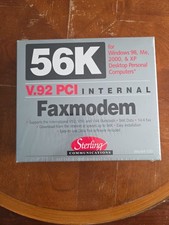 Sterling Communications Model S20, 56K PCI V.92 Internal FaxModem--NEW picture