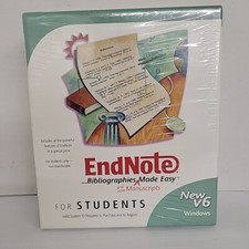 Thomson EndNote V 6 Bibliographies Made Easy For Students Windows picture