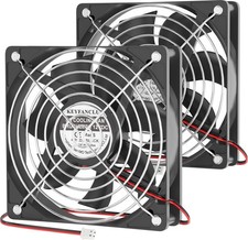 KEYFANCLUB 2-Pack 120mm Fan DC 12V Computer x120mm x 120x120x25mm picture