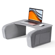 Lap Desk for Adults with Arm Rests, Ergonomic Laptop Pillow Stand picture