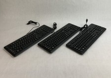 HP SK-2025 USB Wired Keyboard (Lot of 3) picture