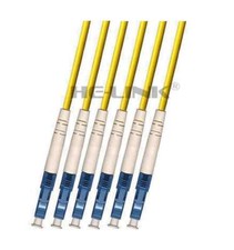 50M LC-LC Indoor Armored Singlemode 6 Strands Fiber Patch Cord 9/125 Cable picture