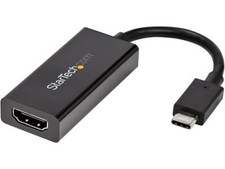StarTech.com CDP2HD4K60H USB-C to HDMI Adapter with HDR - 4K 60Hz - Black - USB picture