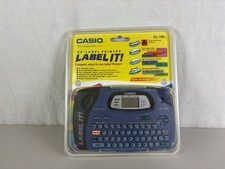 Vintage Casio EZ-Label Printer Blue KL-100-L LABEL IT SEALED NEW picture